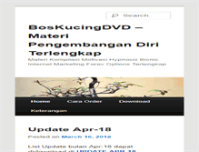 Tablet Screenshot of boskucingdvd.com